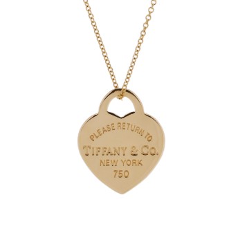 ティファニー リターントゥハート ネックレス K18イエローゴールド YG レディース ジュエリー 【jewelry】
