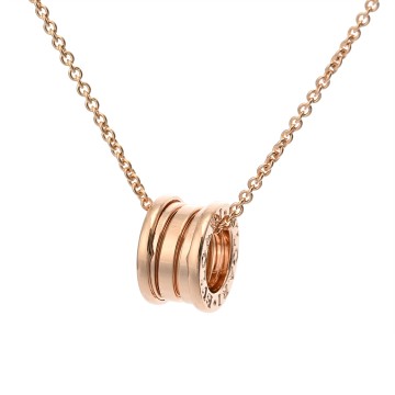 ブルガリ B.ZERO1 ネックレス K18ピンクゴールド PG レディース ジュエリー 【jewelry】