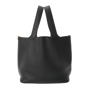 エルメス ピコタン ロック MM ブラック トリヨンクレマンス レディース バッグ 【bag】
