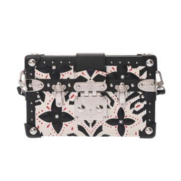 ルイヴィトン プティットマル ホワイト/ブラック/レッド レザー レディース バッグ 【bag】