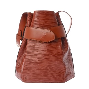 ルイヴィトン エピ サックデポール ケニアブラウン M80193 レザー ユニセックス バッグ 【bag】