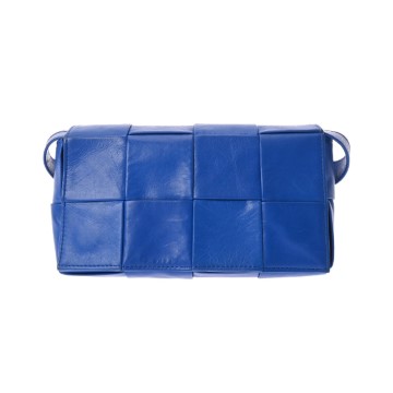 ボッテガヴェネタ カセット マキシイントレ ブルー 651053 レザー レディース バッグ 【bag】