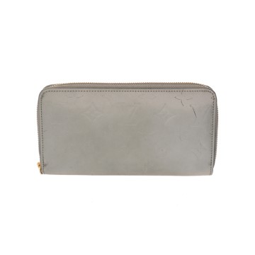 ルイヴィトン モノグラムヴェルニ ジッピーウォレット シルバー モノグラムヴェルニ レディース 財布 【purse】