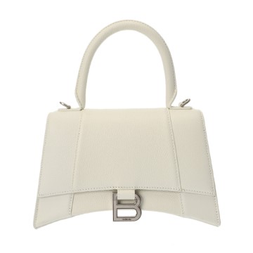 バレンシアガ アワーグラス S ホワイト 593546 レザー レディース バッグ 【bag】