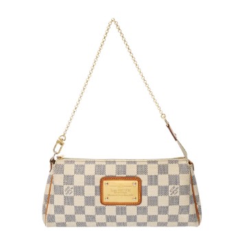 ルイヴィトン ダミエアズール エヴァ ホワイト N55214 ダミエキャンバス レディース バッグ 【bag】