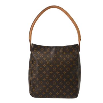 ルイヴィトン モノグラム ルーピング GM ブラウン M51145 モノグラムキャンバス レディース バッグ 【bag】