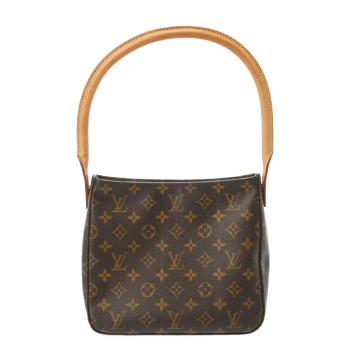 ルイヴィトン モノグラム ルーピング MM ブラウン M51146 モノグラムキャンバス レディース バッグ 【bag】