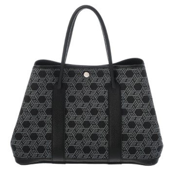 エルメス ガーデンパーティ PM ネイビー/グレー ネゴンダ/トワルソーアッシュ レディース バッグ 【bag】