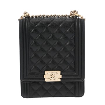 シャネル チェーンショルダー ブラック AS0130 キャビアスキン レディース バッグ 【bag】