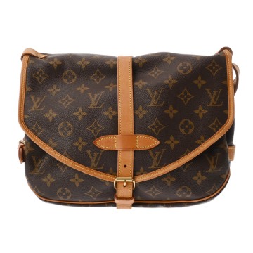 ルイヴィトン モノグラム ソミュール30 ブラウン M42256 モノグラムキャンバス ユニセックス バッグ 【bag】