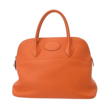 エルメス ボリード 35 2WAY オレンジ トリヨンクレマンス ユニセックス バッグ 【bag】