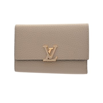 ルイヴィトン ポルトフォイユ カプシーヌ コンパクト ガレ M62159 トリヨンレザー レディース 財布 【purse】