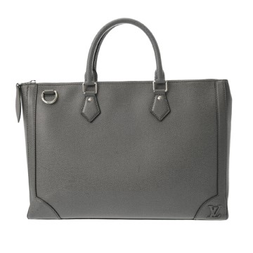 ルイヴィトン タイガ スリムブリーフケース グラシエ M34400 レザー メンズ バッグ 【bag】