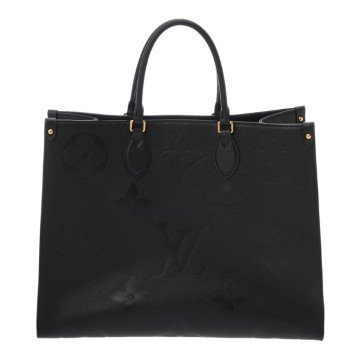 ルイヴィトン モノグラムアンプラント オンザゴー MM ノワール M44925 レザー レディース バッグ 【bag】