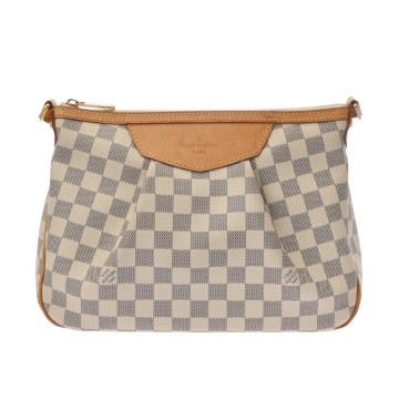ルイヴィトン ダミエアズール シラクーサ PM ホワイト N41113 ダミエアズールキャンバス レディース バッグ 【bag】