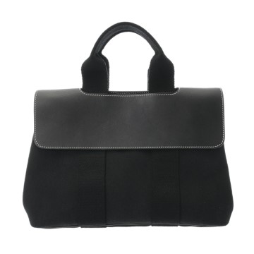 エルメス ヴァルパライソ PM ブラック トワルシェブロン/ヴォーグミ ユニセックス バッグ 【bag】