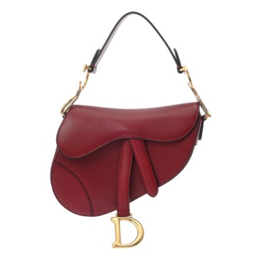 クリスチャンディオール サドルバッグ レッド M0447CWGH レザー レディース バッグ 【bag】