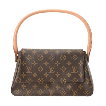 ルイヴィトン モノグラム ミニルーピング ブラウン M51147 モノグラムキャンバス レディース バッグ 【bag】
