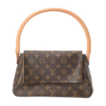 ルイヴィトン モノグラム ミニルーピング ブラウン M51147 モノグラムキャンバス レディース バッグ 【bag】
