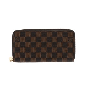 ルイヴィトン ダミエアズール ジッピーウォレット ブラウン N60139 ダミエキャンバス レディース 財布 【purse】