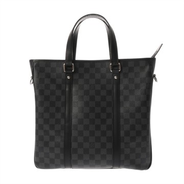 ルイヴィトン ダミエグラフィット タダオ PM 2WAY ブラック N41259 ダミエグラフィットキャンバス メンズ バッグ 【bag】