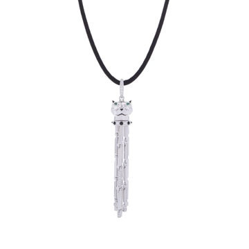 カルティエ パンテール ドゥ カルティエ ダイヤ/オニキス/エメラルド - K18ホワイトゴールド WG レディース ジュエリー 【jewelry】