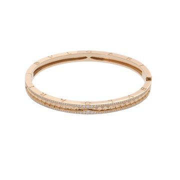 ブルガリ ビーゼロワンブレス ダイヤ サイズM K18イエローゴールド YG レディース ジュエリー 【jewelry】