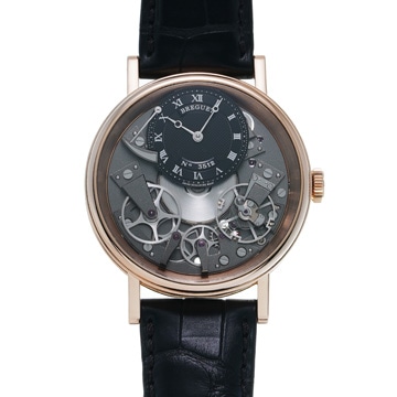 ブレゲ クラシックトラディション 7057BR/G9/9W6 グレー/ブラック/スケルトン メンズ 時計 【wristwatch】