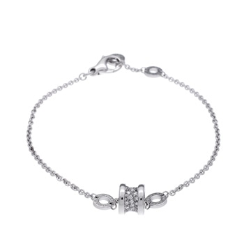 ブルガリ B-ZERO1 エレメント ダイヤ K18ホワイトゴールド WG ユニセックス ジュエリー 【jewelry】