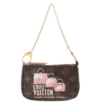 ルイヴィトン モノグラム ミニポシェット アクセソワ―ル トランク ブラウン M60245 モノグラムキャンバス レディース 【bag】