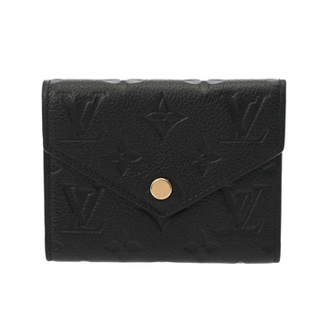 ルイヴィトン モノグラムアンプラント ポルトフォイユ ヴィクトリーヌ ノワール M64060 レザー レディース 財布 【purse】