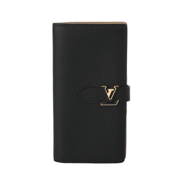 ルイヴィトン LV ヴェルティカル ウォレット ノワール M81330 トリヨンレザー レディース 財布 【purse】