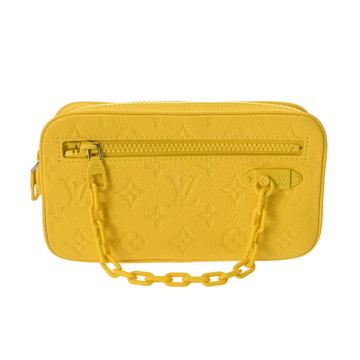 ルイヴィトン モノグラム ポシェット ヴォルガ  イエロー M53554 トリヨンレザー メンズ バッグ 【bag】