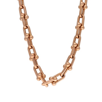 ティファニー ハードウェアリンク 2駒追加 K18ローズゴールド RG レディース ジュエリー 【jewelry】