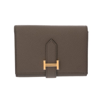 エルメス ベアン コンビネ ヴェルソ エタン/エトゥープ ヴォーエプソン レディース 財布 【purse】