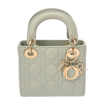 クリスチャンディオール レディディオール ミニ グリーン レザー レディース バッグ 【bag】