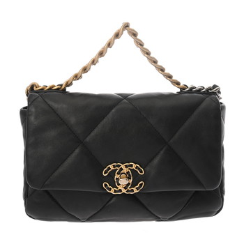 シャネル シャネル19 フラップハンドバッグ 2WAY ブラック AS1160 ラムスキン レディース バッグ 【bag】
