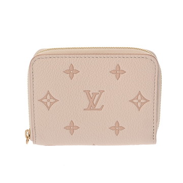 ルイヴィトン モノグラムアンプラント ジッピーコインパース ベージュ M14563 レザー メンズ 財布 【purse】