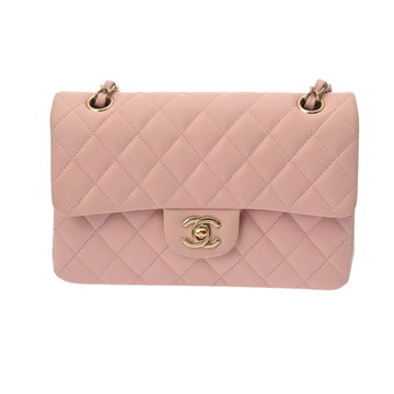 シャネル マトラッセ チェーンショルダー 23 ピンク キャビアスキン レディース バッグ 【bag】