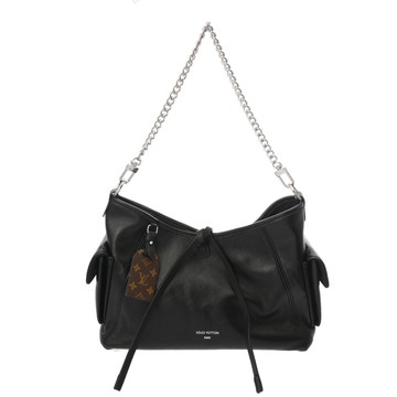 ルイヴィトン キャリーオール カーゴ バイブ PM ノワール M24861 レザー レディース バッグ 【bag】