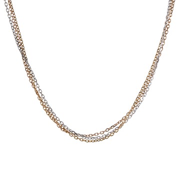 カルティエ トリニティ 3連チェーン K18YG/PG/WG ユニセックス ジュエリー 【jewelry】