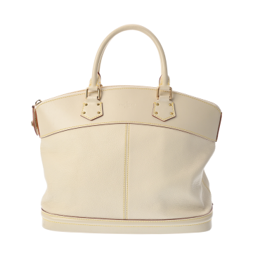 ルイヴィトン スハリ ロックイット MM 白 M91874 レザー レディース バッグ 【bag】