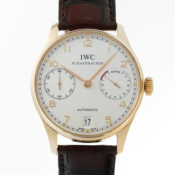 IWC ポルトギーゼ オートマティック 7デイズ IW500101 シルバー メンズ 時計 【wristwatch】