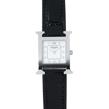 エルメス Hウォッチ HH1.210C ブラック/ダイヤモンド レディース 時計 【wristwatch】