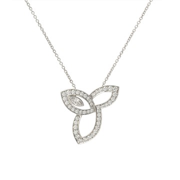 ハリーウィンストン リリークラスターネックレス PEDPMQRFLC Pt950プラチナ レディース ジュエリー 【jewelry】