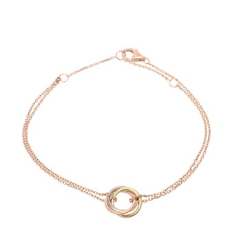 カルティエ トリニティブレスレット K18PG/WG/YG レディース ジュエリー 【jewelry】
