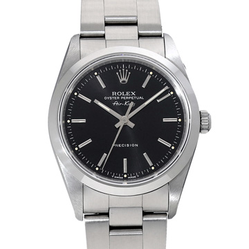 ロレックス エアキング 14000 ブラック ボーイズ 時計 【wristwatch】