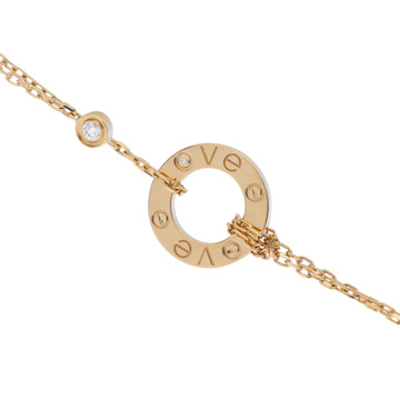 カルティエ ラブサークル ブレスレット 1Pダイヤ K18イエローゴールド YG レディース ジュエリー 【jewelry】