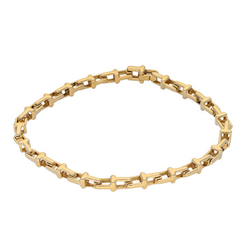 ティファニー Tナロー チェーン ブレスレット K18イエローゴールド YG レディース ジュエリー 【jewelry】