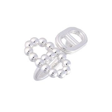 エルメス シェーヌダンクル アレア2 リング #52 シルバー925 レディース ジュエリー 【jewelry】